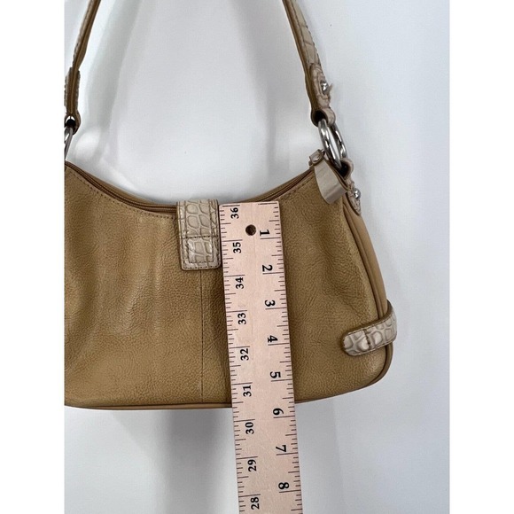 Franco Sarto Soho Mini Satchel Bucket Flap Shoulder Bag Animal Print - Picture 6 of 7